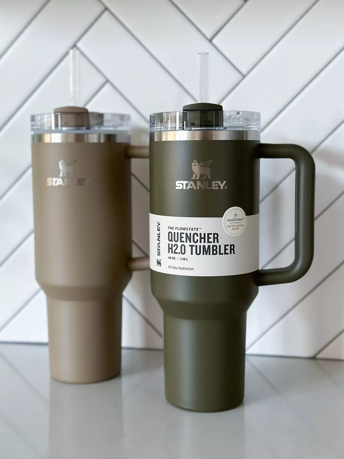 Stanley 40oz Stainless Steel H2.0 Quencher Tumbler Basic Brown