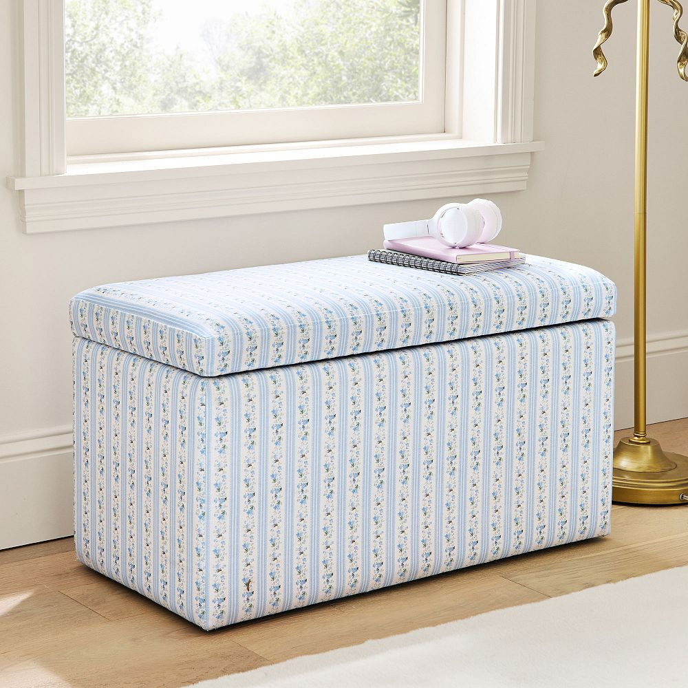 LoveShackFancy Rectangular Storage Bench (32") | Pottery Barn Teen