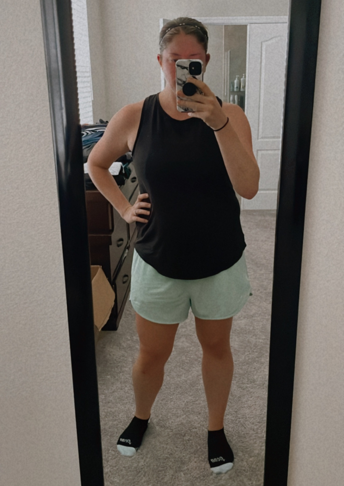 WOOTD. Whole outfit is Target and insanely affordable. These shorts are quickly becoming my favorite for all workouts, but especially running. Wearing L in both  

#LTKFitness #LTKstyletip #LTKunder50