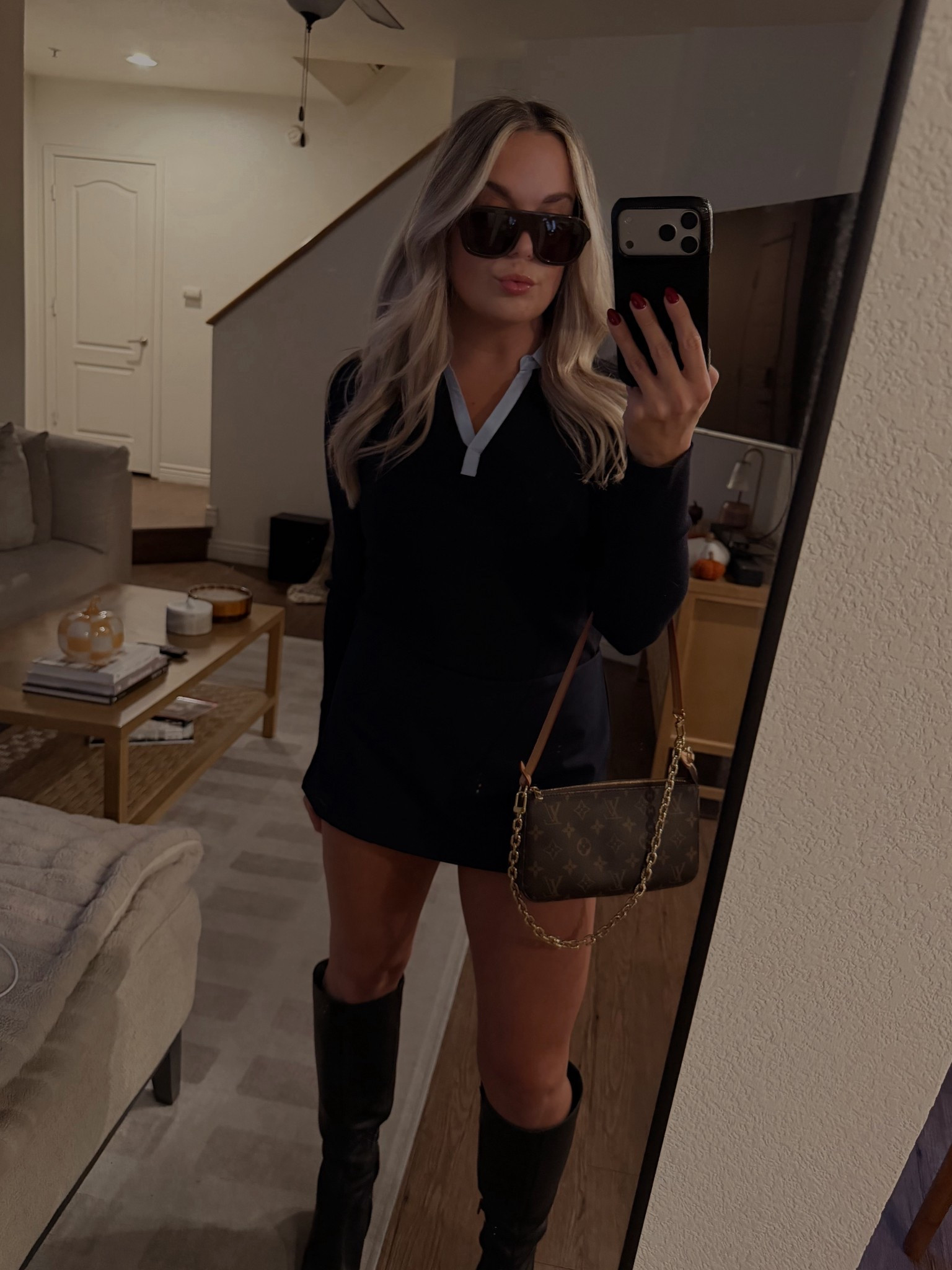 Fall outfits
Aritzia
Mango outfits
Heaven mayhem sunglasses
Revolve outfits
Collared shirt
Preppy outfit
Aritzia skort
Boots

#LTKPetite #LTKSeasonal #LTKFindsUnder100