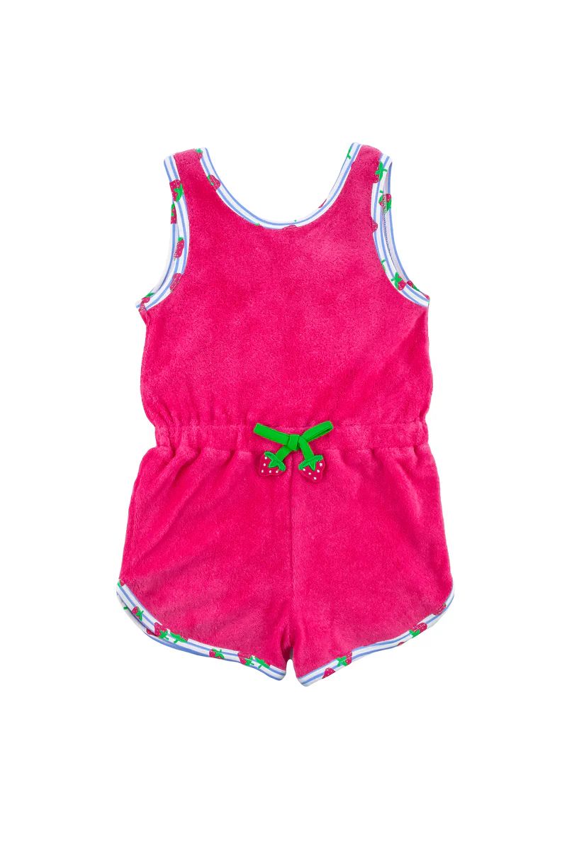 Terry Romper With Strawberries | Florence Eiseman