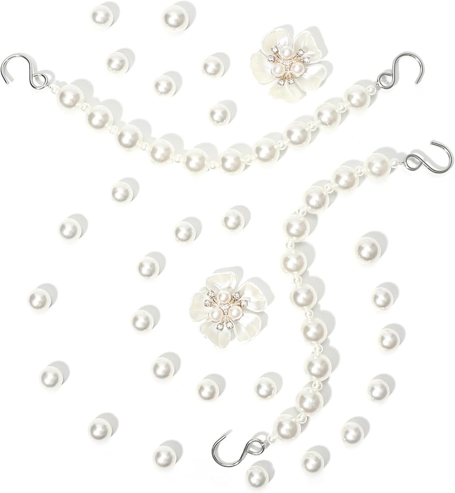 20Pcs Mermaid Shoe Charms for Girls, Dolphin, Shell, Pearls, Cute DIY Shoe Decoration Charms Acce... | Amazon (US)