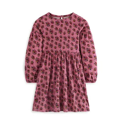Mini Boden Kids' Blouson Sleeve Twirly Dress in Pink Floral at Nordstrom, Size 4-5 | Nordstrom