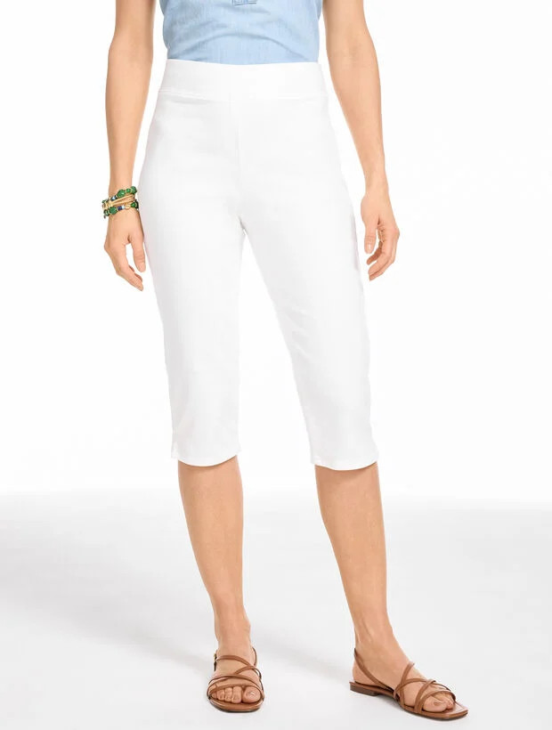 Capri Pull-On Travel Jeans | Talbots