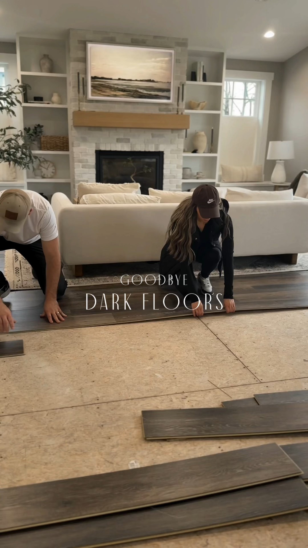 From dark + heavy- to light + elevated ✨
We transformed our floors to wide plank white oak for a softer, more refined foundation throughout the home- and the difference is everything. 🫶🏼 Featured flooring: GAIA LVP color “JOY” 

#LTKstorytime #LTKHome