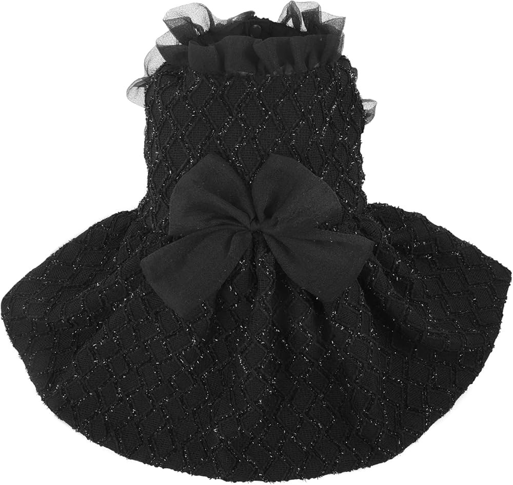 Kuoser Dog Dress, Cute Dog Dresses for Small Dogs Girl Elegant Puppy Tutu with Bow-Knot, Doggie P... | Amazon (US)