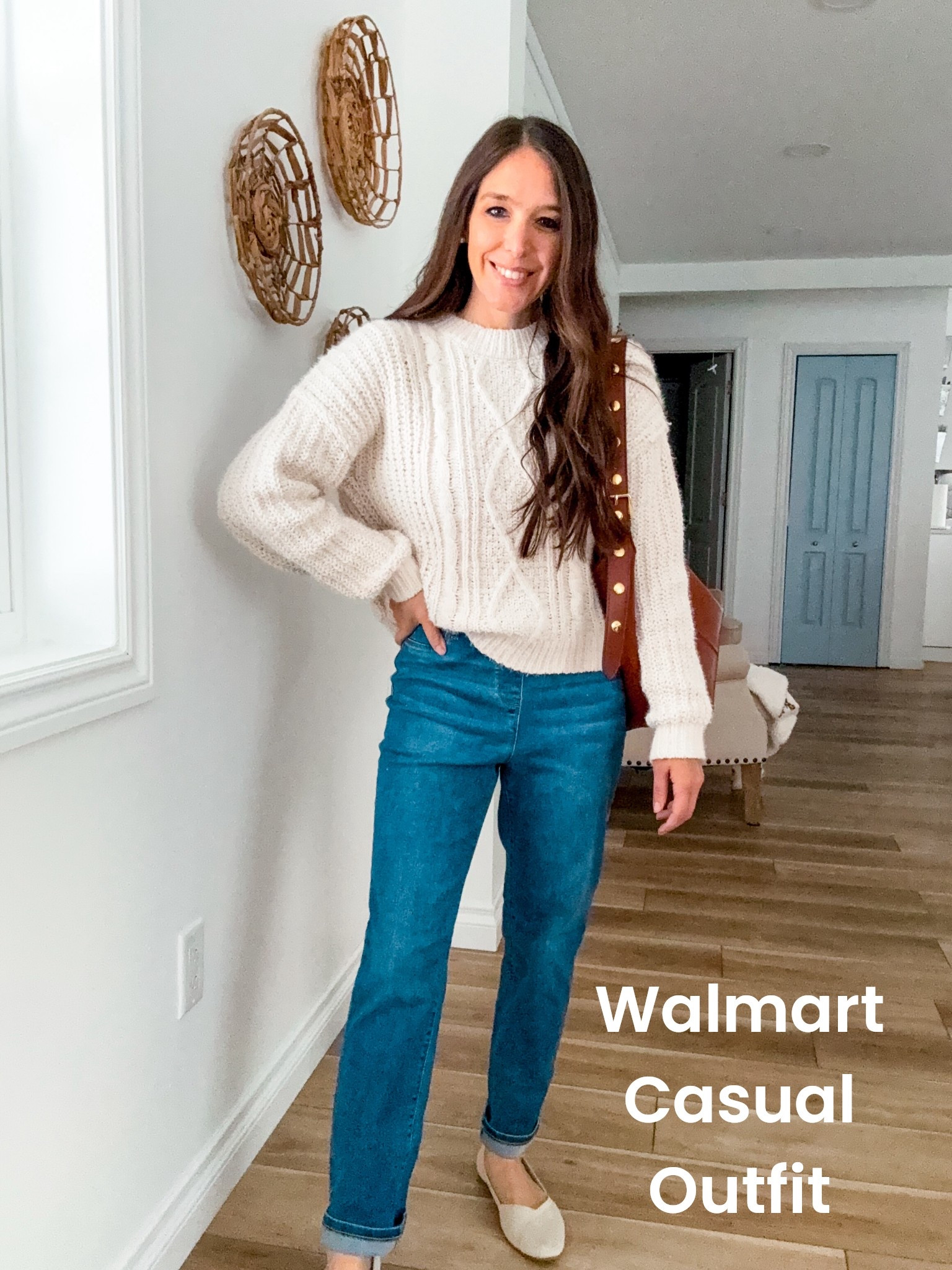 Walmart casual outfit 
Sweater XS 
Denim tts stretch waist
Shoes tts 

#LTKFindsUnder100 #LTKFindsUnder50 #LTKSaleAlert