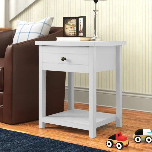Oreland 23.25'' Tall End Table with Storage | Wayfair North America