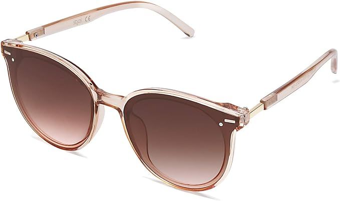SOJOS Classic Round Retro Plastic Frame Vintage Inspired Sunglasses BLOSSOM SJ2067 | Amazon (US)