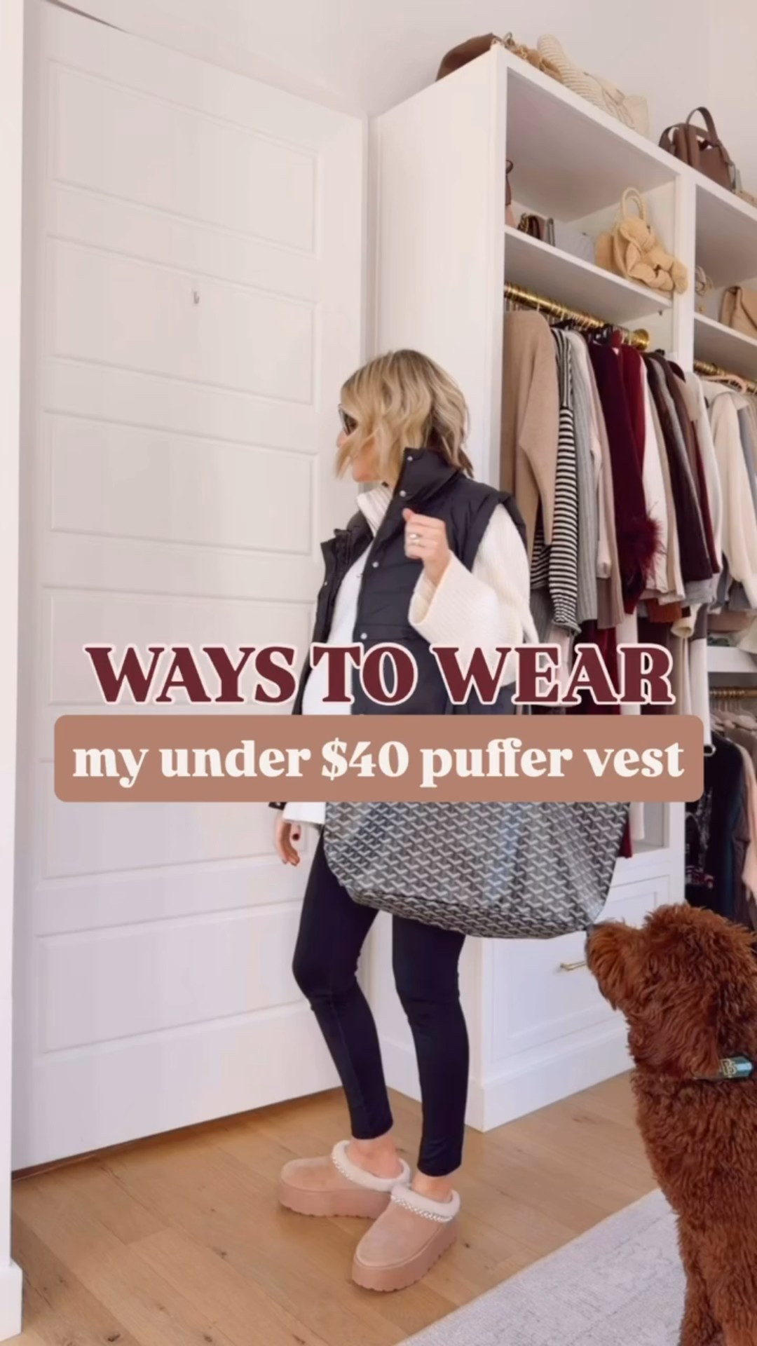 Styling this Amazon puffer vest I’ve been loving! It comes in so many colors! I have the black, cream, brown, and red! You can easily dress this vest up or down! Wearing an XS in the vest! 

Loverly Grey, Amazon, puffer vest, athleisure, winter outfit, leggings, sweater dress 

#LTKSeasonal