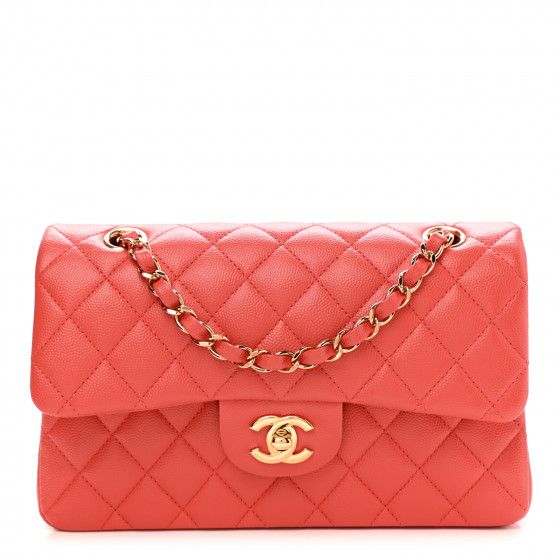 CHANEL Caviar Quilted Small Double Flap Red | FASHIONPHILE (US)