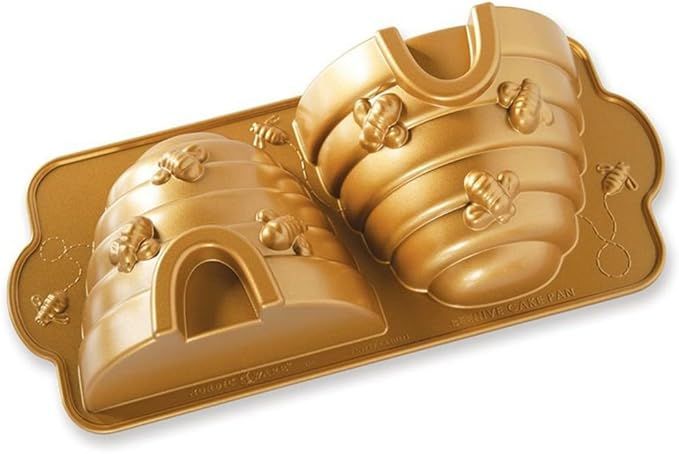 Nordic Ware 54577 Beehive Cake Pan, One, Gold | Amazon (US)