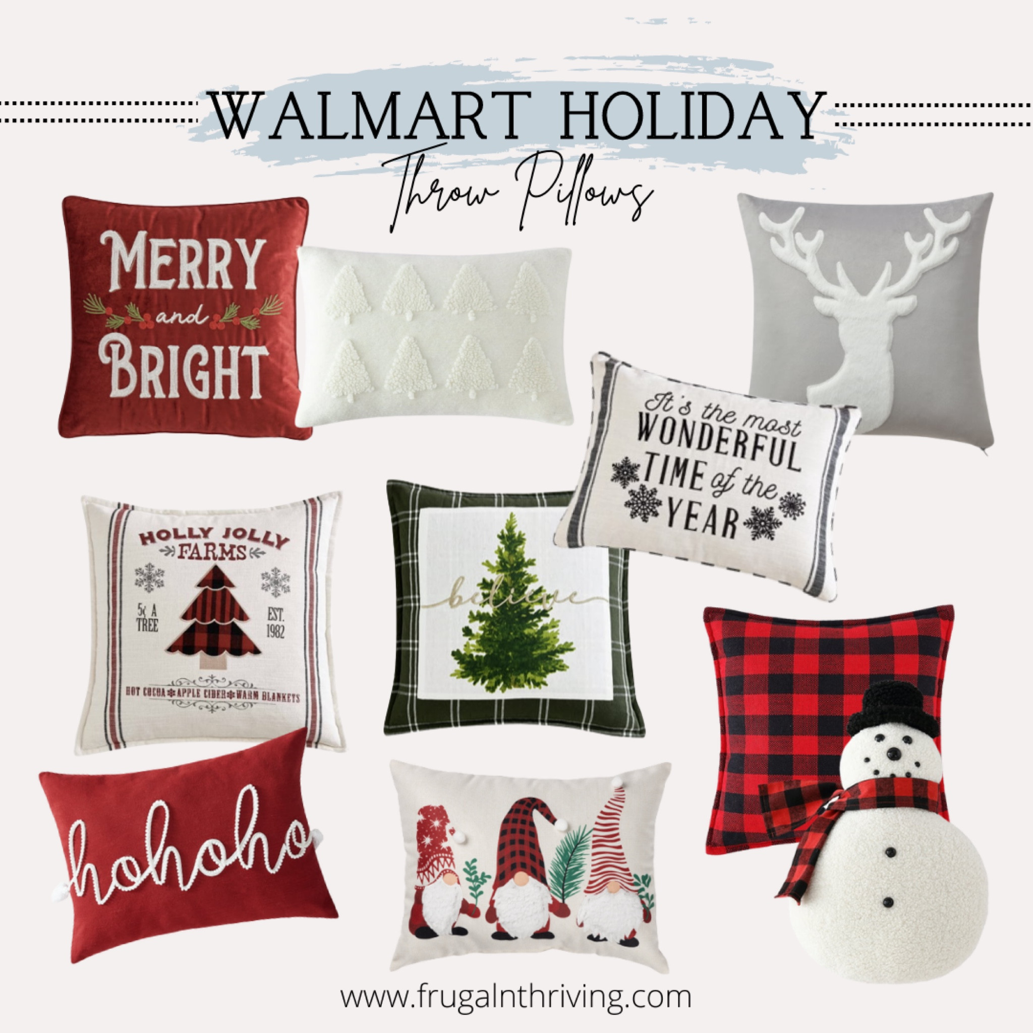 Festive throw pillows from Walmart! 🎄🎅🏽

#ad
#Walmart
#WalmartHome

#LTKSeasonal #LTKHoliday #LTKhome