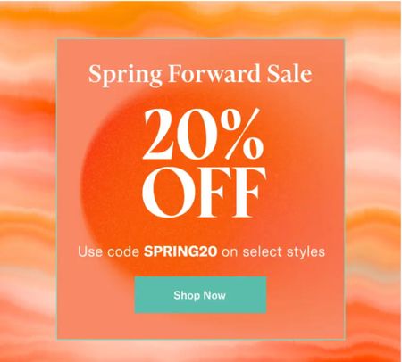 20% off select styles at Shopbop!! 

Sale shopping spring sale 

#LTKover40 #LTKSpringSale #LTKSeasonal