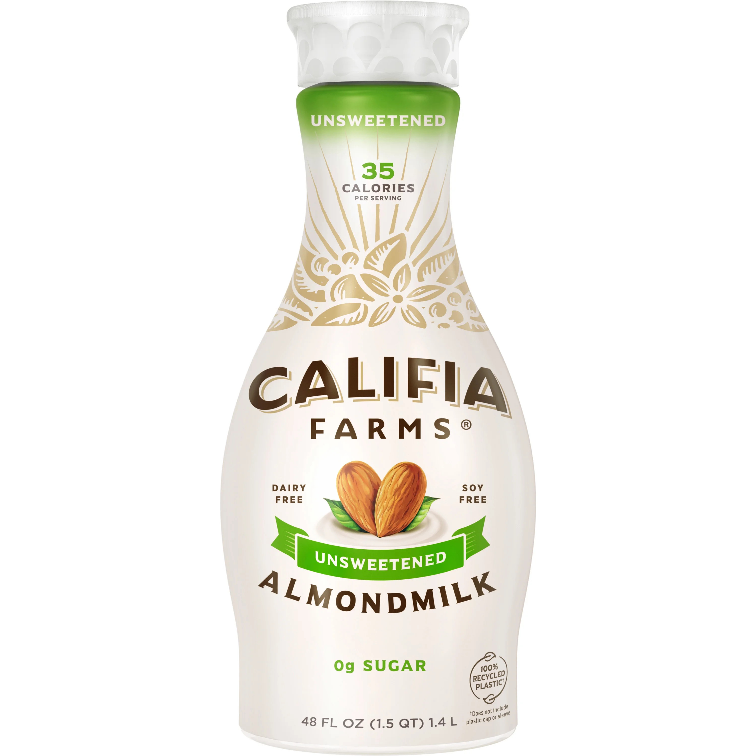 Califia Farms Unsweetened Almond Milk 48 Fluid Ounces | Walmart (US)