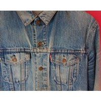 Vintage Levis Trucker Denim Jacket 80s Retro Size 40 | Etsy (US)