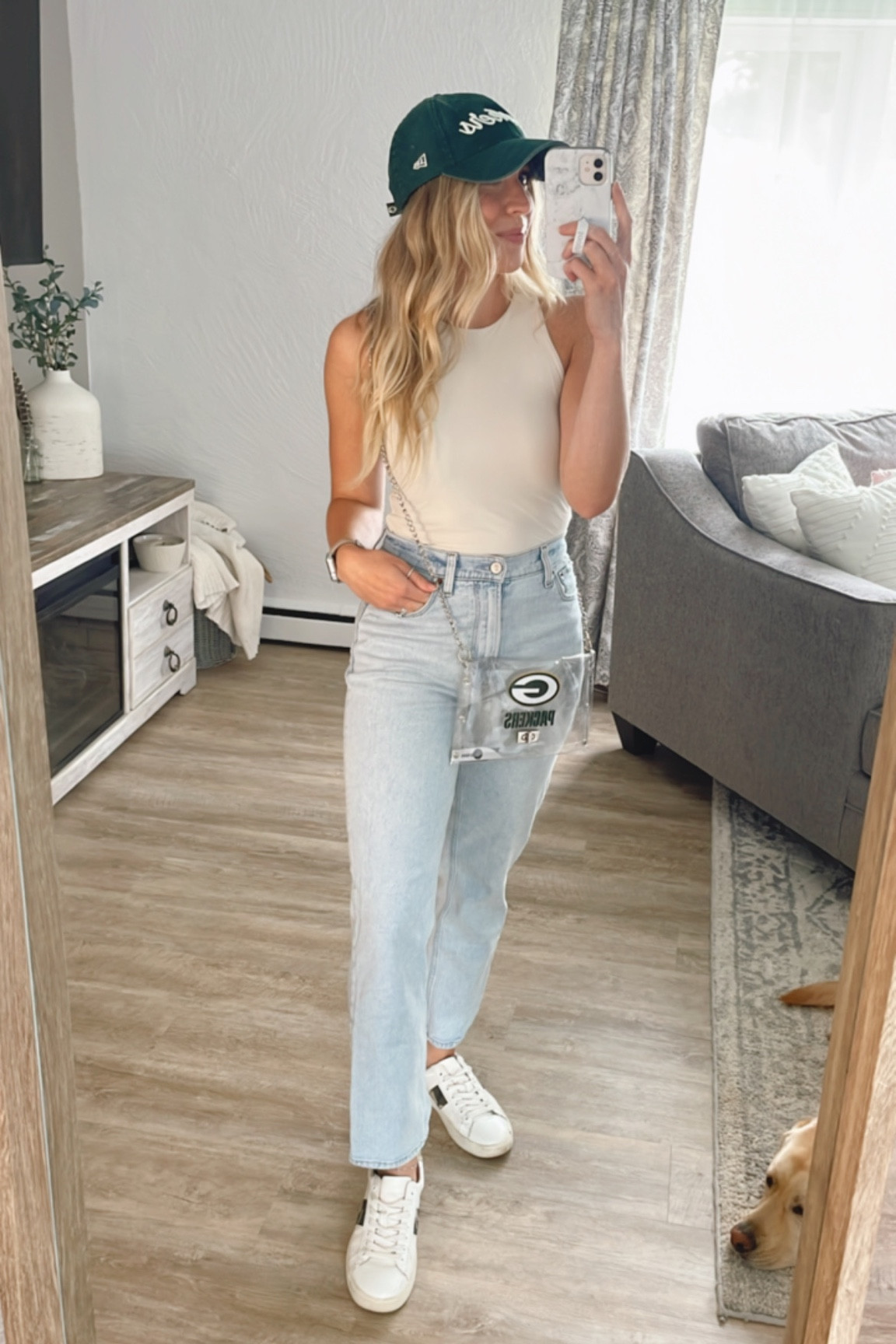 Game day packers fit 🏈 
top: s 
pants: tts

#LTKunder50 #LTKSeasonal #LTKstyletip