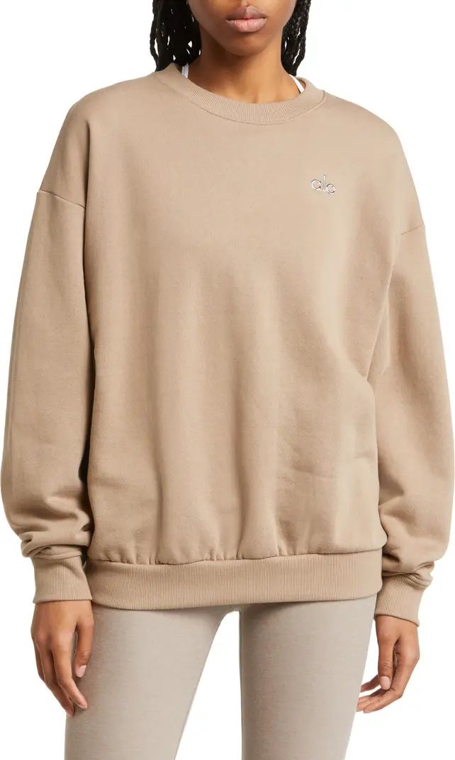 Accolade Crewneck Cotton Blend Sweatshirt | Nordstrom