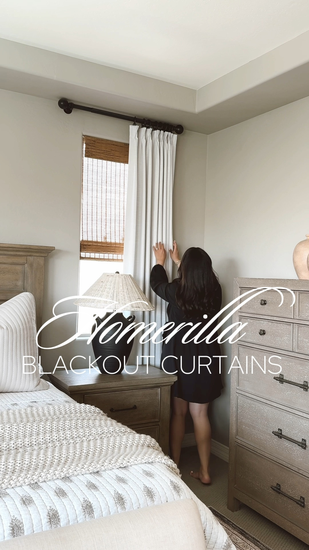 Why I switched to blackout curtains….
* Better sleep  * Temperature regulation  * Privacy  * Noise reduction  * Color protection

Use my 12% OFF coupon code at checkout: MAZH12

What I ordered:
Lille Linen Blackout Curtains 
-Beige White Hanging Header Style (Hooks and Rings included)
-French Pleat - Double
-Width inch: 50 
-Length Height Inch: 98 
-Type: 90% Blackout - 180 gsm
-Matching Tieback: No need 


#LTKStyleTip #LTKHome #LTKSaleAlert