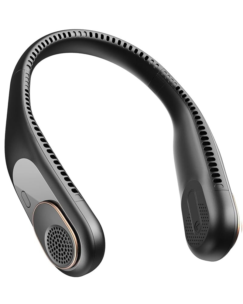 SWEETFULL Portable Neck Fan 360° Cooling Bladeless Personal Fan | No Hair Twisting - 4000mAh USB... | Amazon (US)