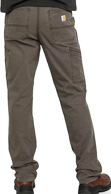 Carhartt Men's Rugged Flex Relaxed Fit Heavyweight Double-Front Utility Logger Jean | Amazon (US)