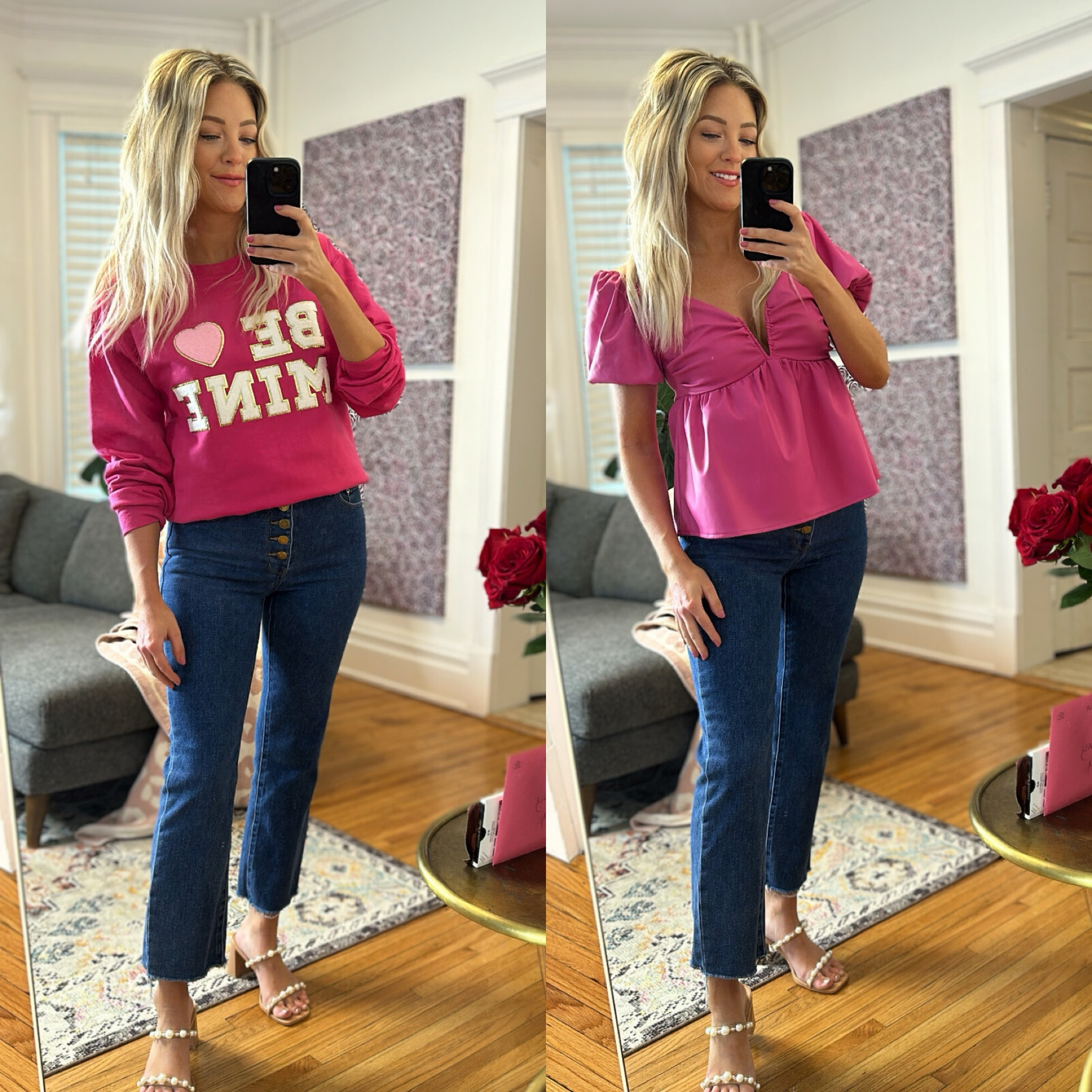 Name a better combo than hot pink & denim 💞🫶🏼👖

#LTKstyletip #LTKfindsunder50 #LTKGiftGuide