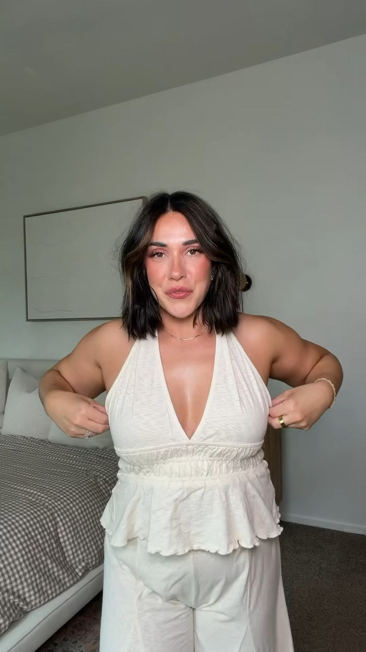 Grabbed this set from Free People for my Europe trip and I'm obsessed. Comes in black too!

#LTKootd #LTKMidsize #LTKSeasonal