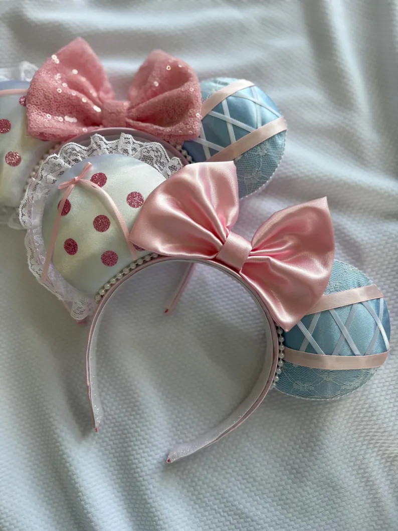 Bo Peep Mouse Ears: Toy Story Park Headband with Sequin Bow | Etsy (US)