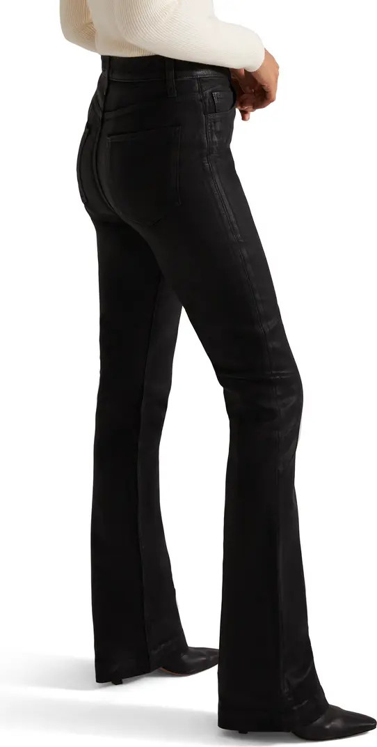 The Valentina Coated Bootcut Jeans | Nordstrom