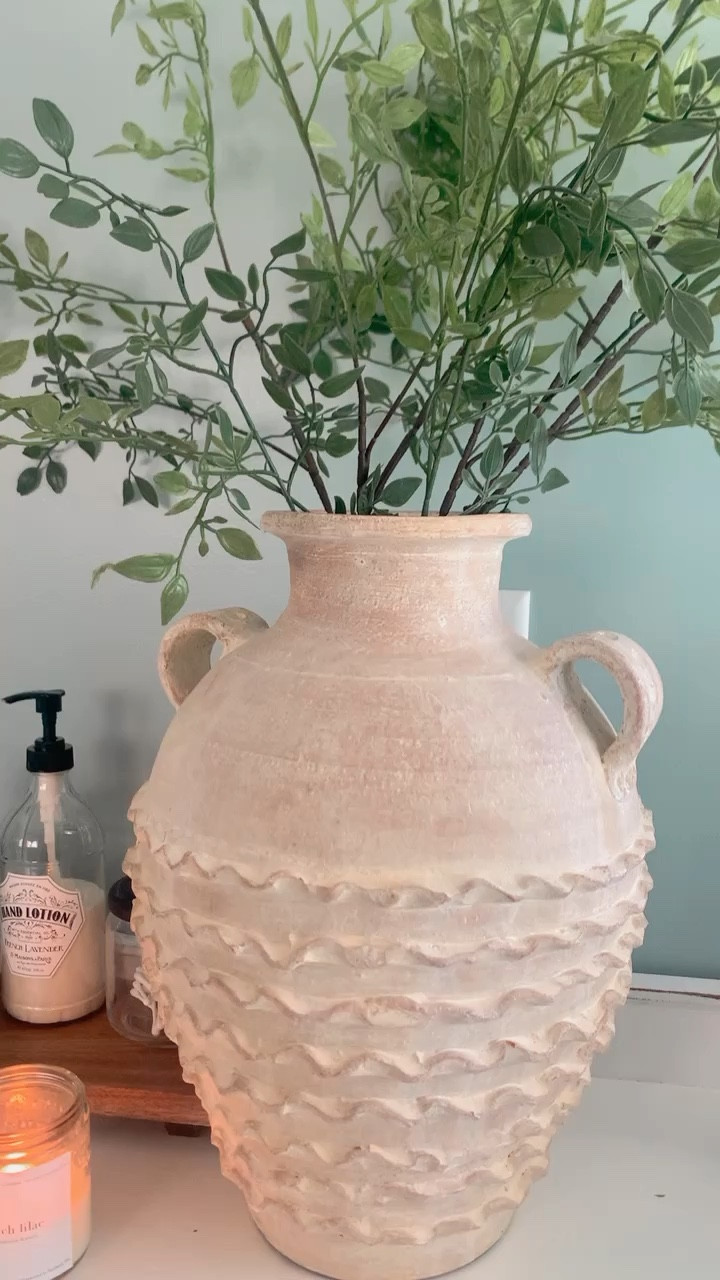 Bathroom Vanity 

Modern farmhouse bathroom, bathroom decor, bathroom styling, vases, stems, hand soap, shabby chic bathroom, bath, sink, mirror, wall mirror, home decor, decor 

#LTKhome #LTKU #LTKstyletip