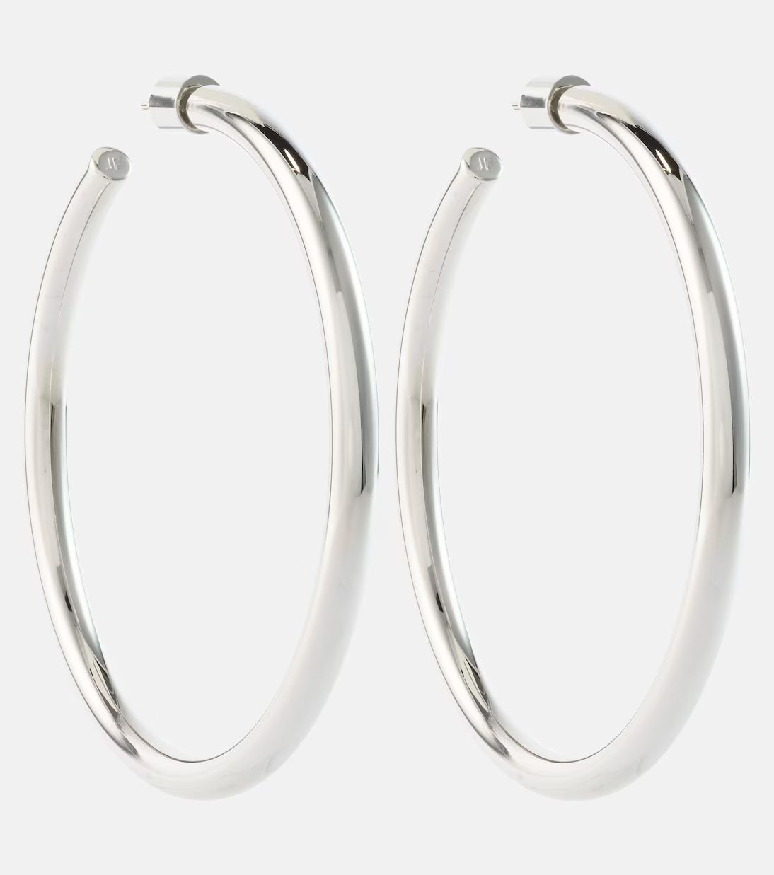 14kt gold-plated hoop earrings | Mytheresa (UK)