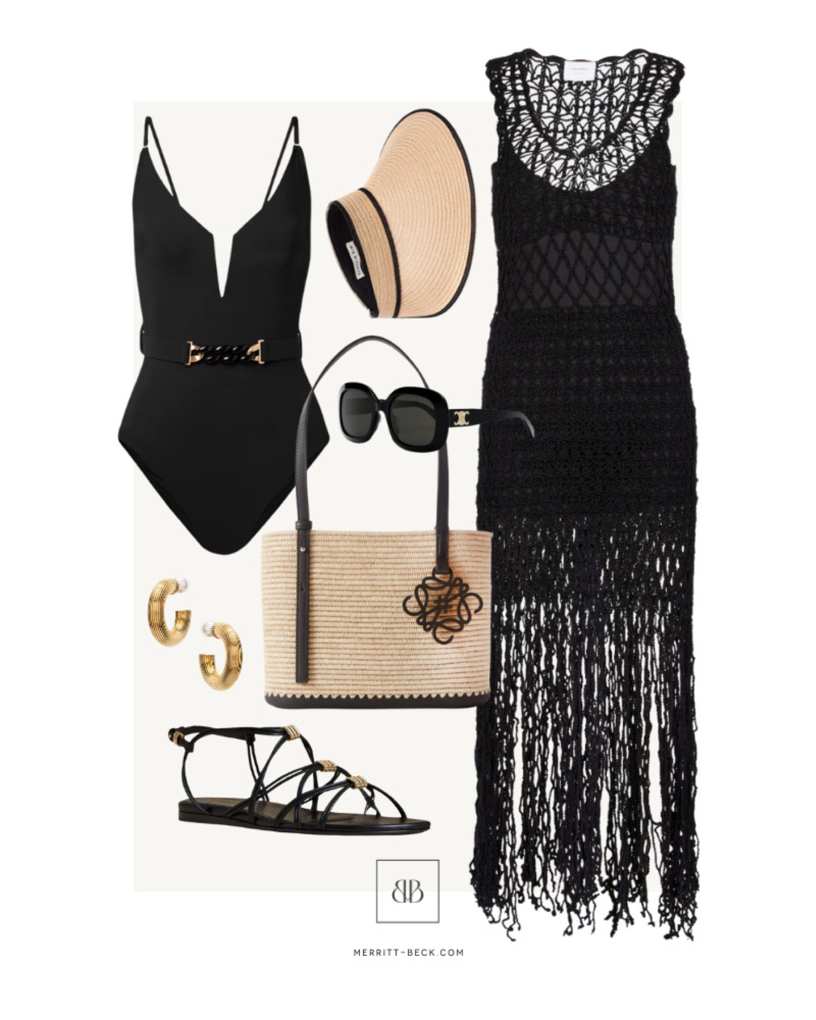 Beachside beauty in black 🖤 

#ootd #outfitinspo #swimwear

#LTKswim