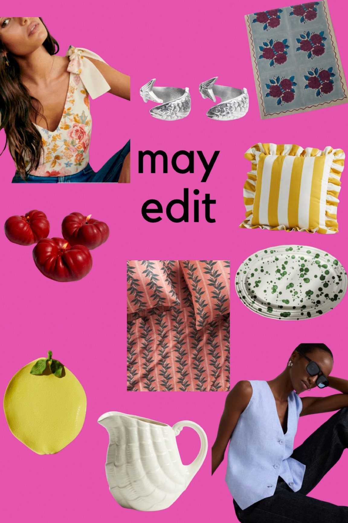Home decor, wardrobe + tableware I’m crushing on for May and the summer season.

#LTKSeasonal #LTKHome #LTKFindsUnder50