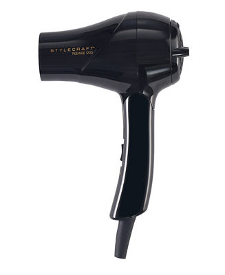 Peewee 1200 Folding Handle Dual Voltage Compact Travel Hair Dryer with Nozzle, Diffuser, and Trav... | Macy's
