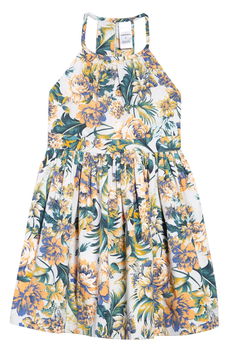 Nordstrom Kids' Matching Family Moments Floral Cotton Poplin Dress | Nordstrom | Nordstrom