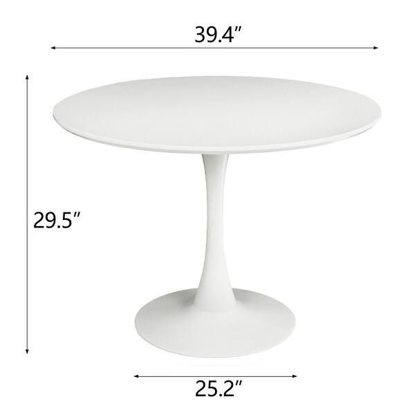 Pedestal Round DiningTable - Overstock - 33912254 | Bed Bath & Beyond