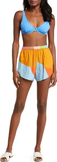 Tallows Linen Cover-Up Shorts | Nordstrom