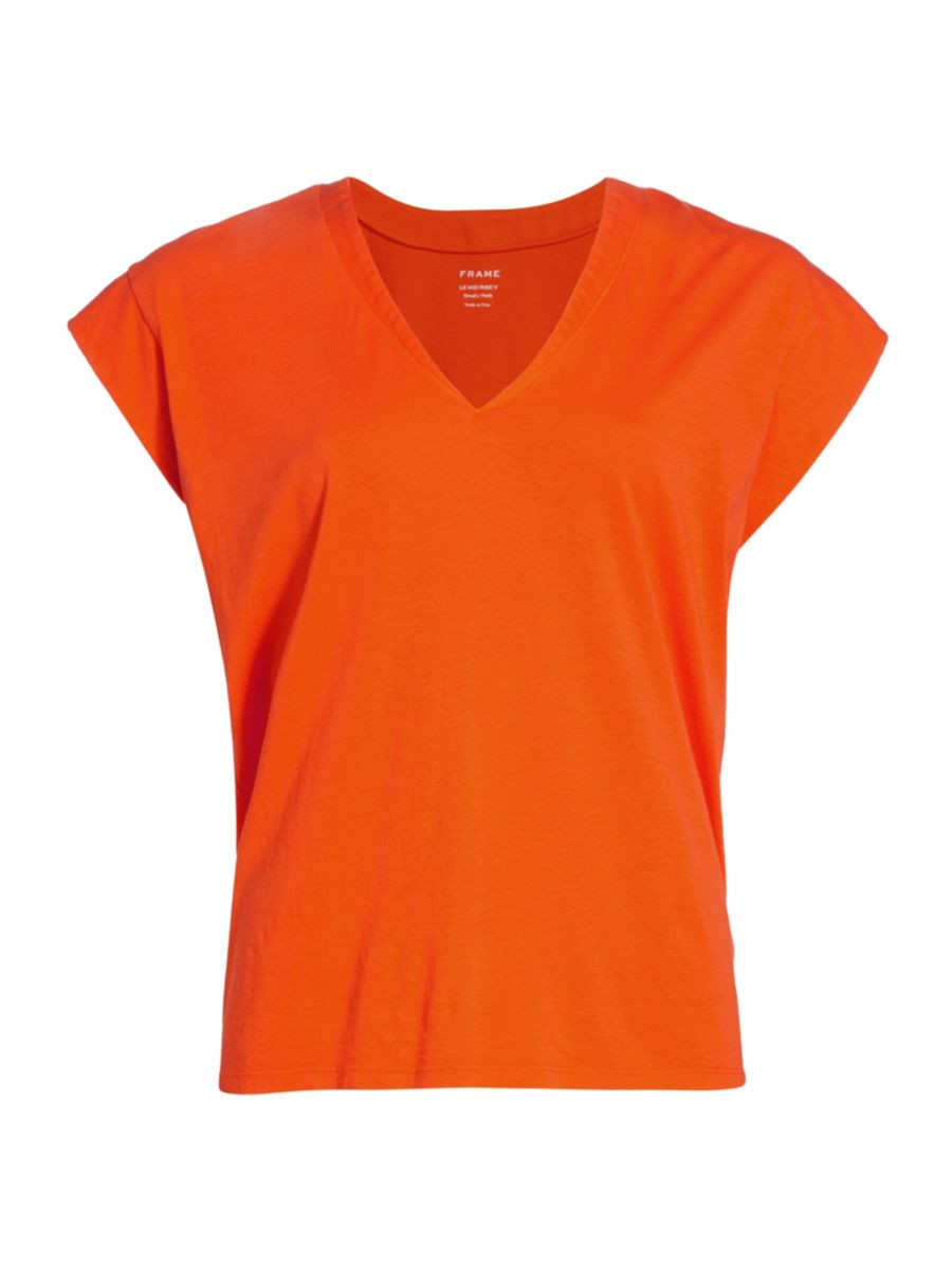 Le Mid Rise V-Neck Tee | Saks Fifth Avenue