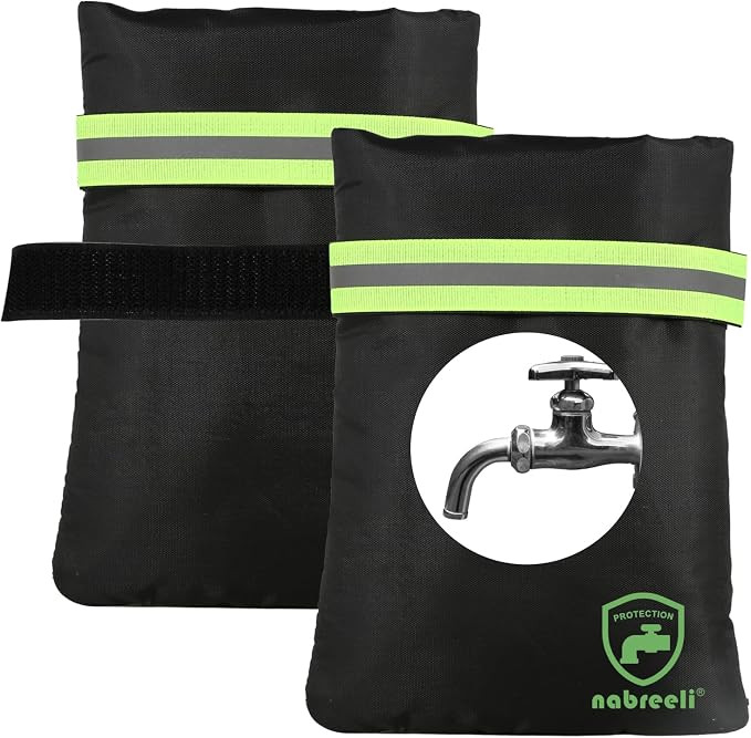 2Pack Outdoor Faucet Covers for Winter Freeze Protection, 8.5″x5.9″x1.9″ Thicker Hose Bib I... | Amazon (US)