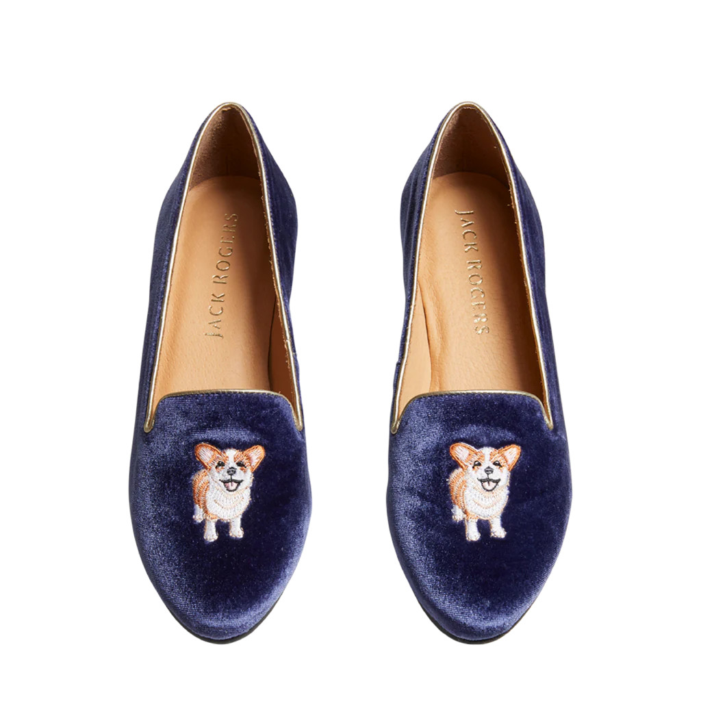 Corgi Embroidered Loafer | Jack Rogers
