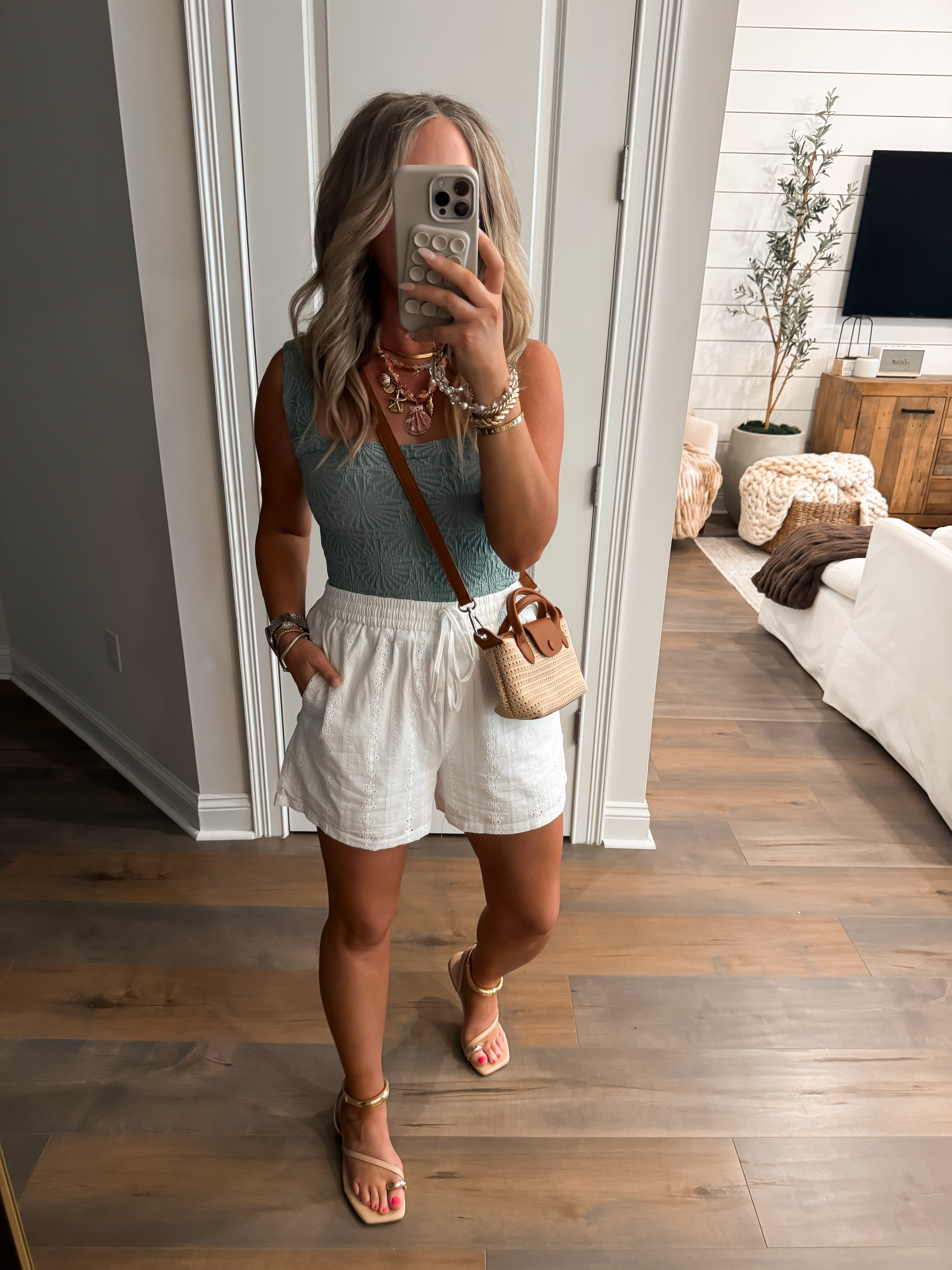 Floral tank and white pull on linen shorts. S in tank and M in shorts.


Cool mom outfits from Amazon for spring and summer 2026, effortless throw on and go style, comfy chic everyday look, budget friendly Amazon fashion, casual trendy vibes, easy mom style, lightweight seasonal outfit, modern relaxed fit, on the go lifestyle outfit, Amazon outfit inspo.  

 #LTKootd #LTKmomlife #LTKSeasonal