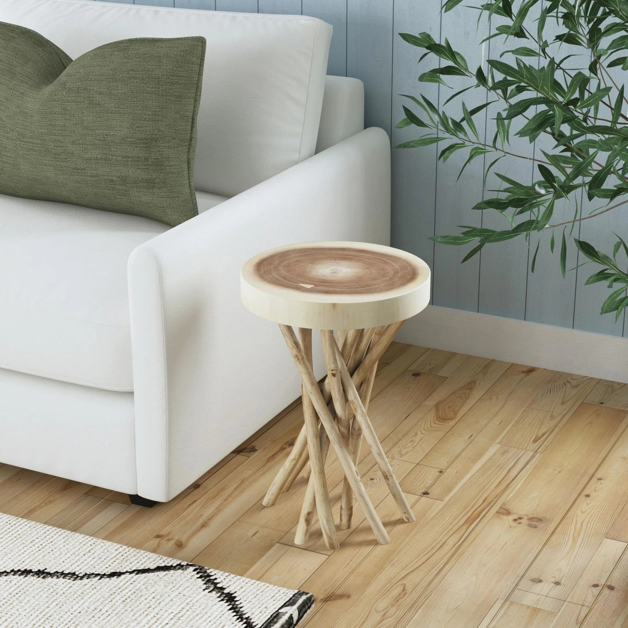Sand & Stable™ Selah Solid Wood Pedestal End Table "& Reviews" | Wayfair | Wayfair North America