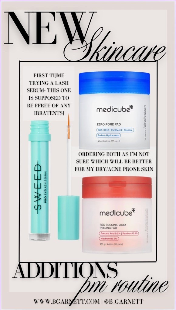 New PM Skincare additions I’m trying out 

Lash serum | viral skincare | medicube | pore pads | acne skincare | acne prone skin 

#LTKgrwm #LTKselfcare #LTKBeauty
