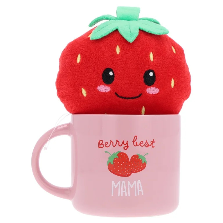 Strawberry Plush in Berry Best Mama Mug, Pink and Red, Mother's Day by Way To Celebrate | Walmart (US)