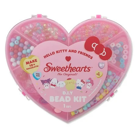 Hello Kitty® And Friends x Sweethearts® D.I.Y. Bead Kit | Walmart (US)