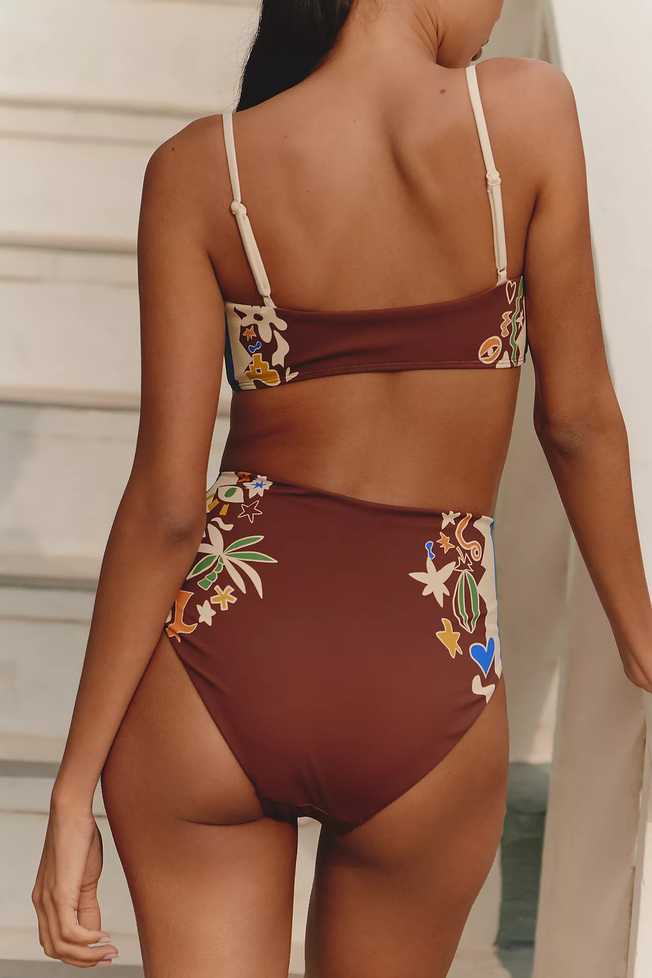 ALÉMAIS Maroc High-Rise Bikini Bottoms | Anthropologie (US)