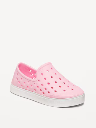 Perforated Slip-On Shoes for Toddler Girls (Partially Plant-Based) | Old Navy (US)