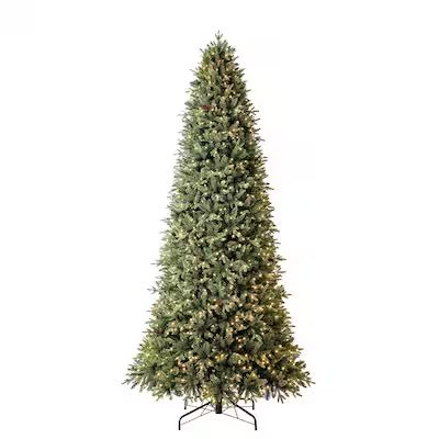 Holiday Living 12-ft Hayden Pine Pre-lit Artificial Christmas Tree with 1400 Constant White Warm ... | Lowe's