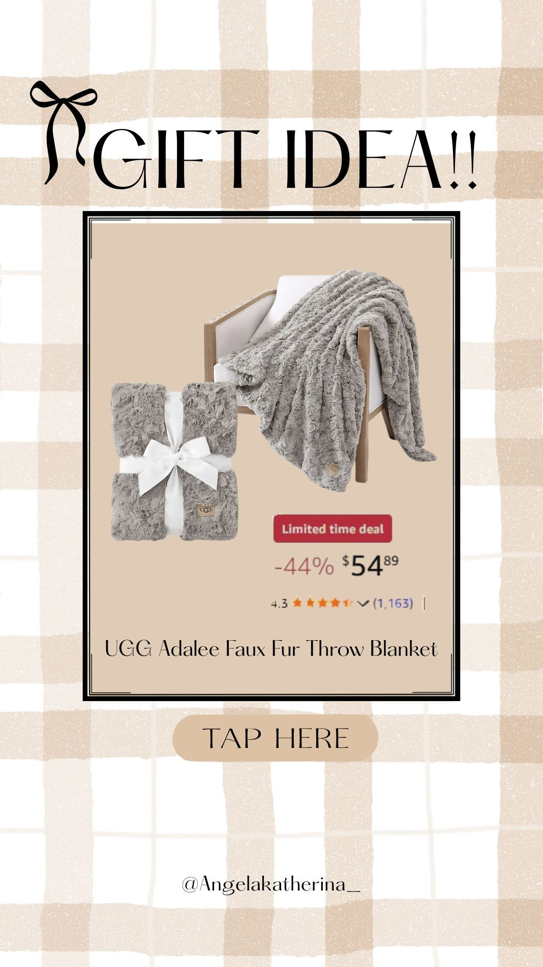 Easy gift idea! Ugg blanket and it is currently on sale! luxury gift for a fraction of the price  

 #LTKGiftGuide #LTKHoliday #LTKHome