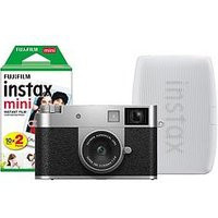 Fujifilm X-Hf1 Silver Digital Camera Bundle With Instax Mini Link 3 White + 20 Shot Film | Very (UK)